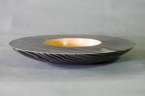 Black and Silver Ash Bowl