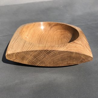 English Oak Squared Bowl