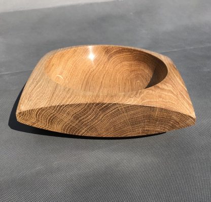 English Oak Squared Bowl